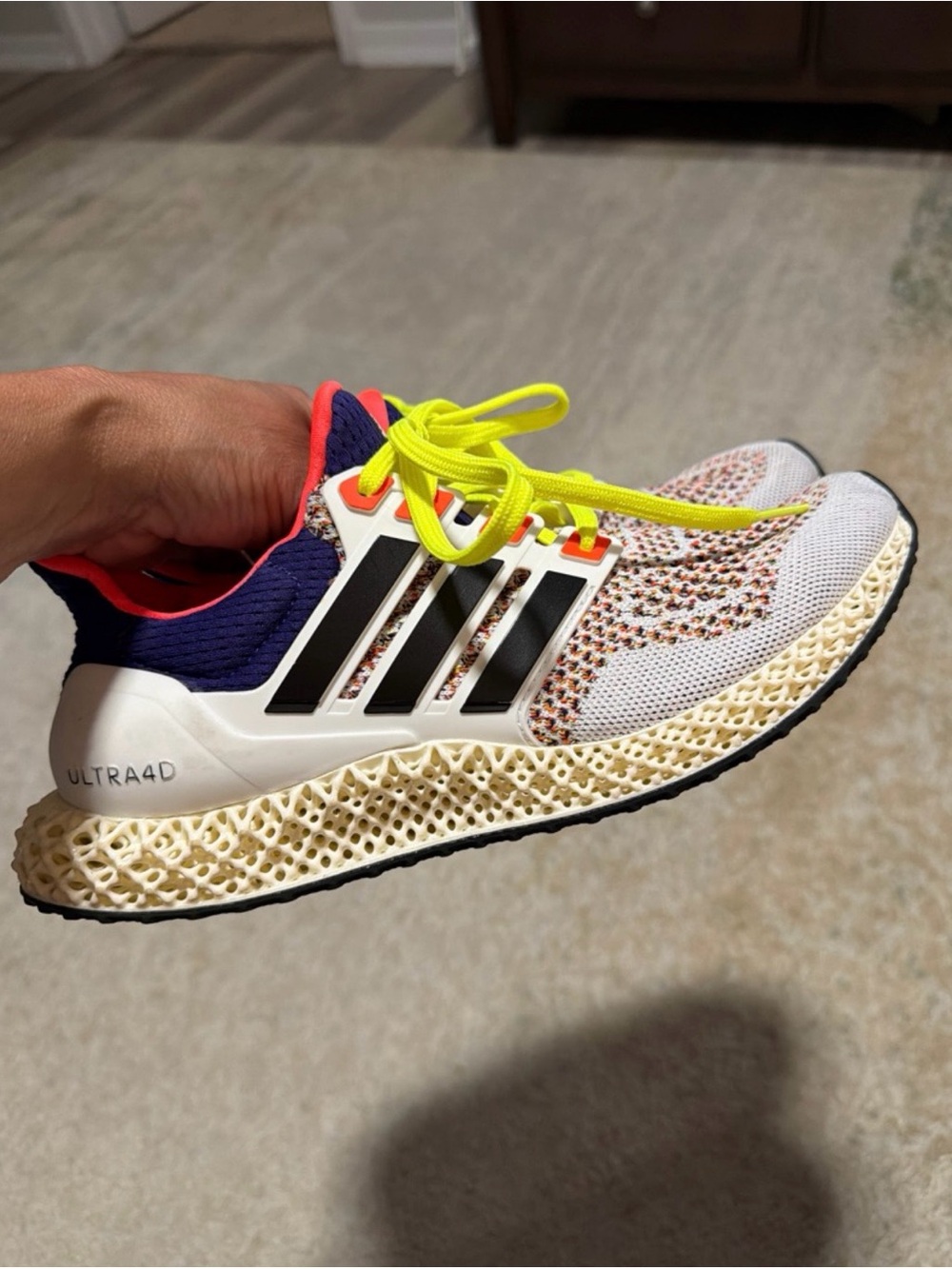 Adidas Ultra4D Sock fit, women’s size 8, youth size 7 - Fun Colors!